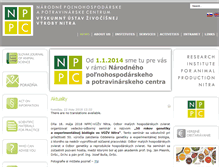 Tablet Screenshot of cvzv.sk